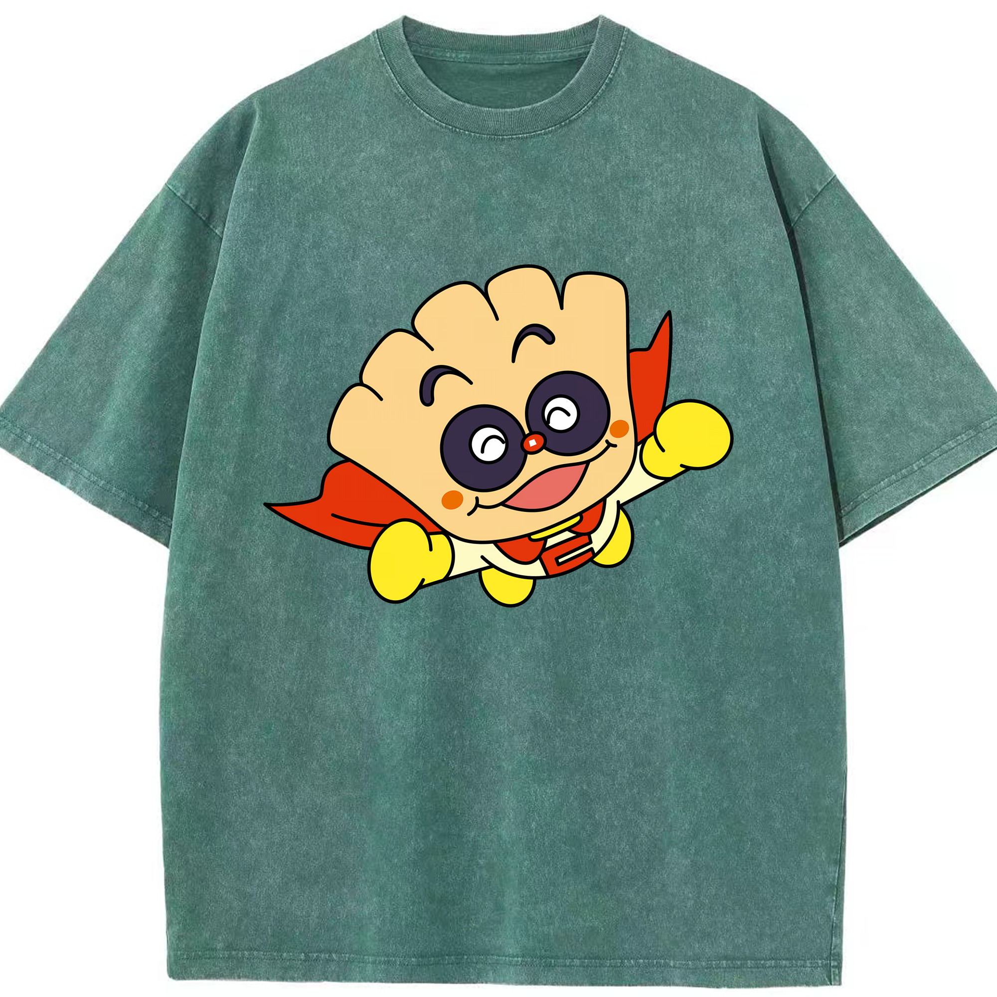 （画像用） アンパンマン Anpanman 綿100% ヴィンテージ風 半袖Tシャツ（フロントプリント）